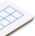 SCRIBBLEDO Dry Erase Ten Frame Board 4" x 12" Double Sided for Kids to Visualize Base 10 Number Concepts