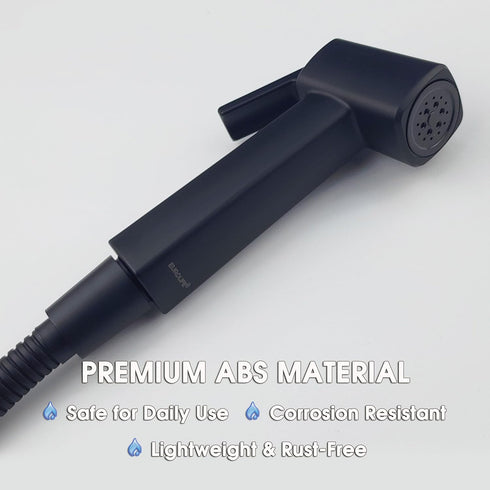 Set, Handheld Bidet Sprayer for Toilet, Lockable Push Button, High Pressure Bathroom Sprayer, Cloth Diaper & Personal