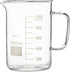 Labnique Glass Beaker with Handle, Beaker Mug with Pouring Spout, Double Graduated, 1000ml (33.8 oz / 4.2 cups)