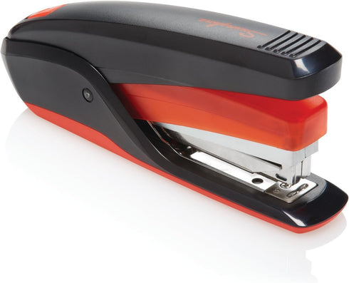 Swingline Quick Touch Stapler, Reduced Effort, Full Strip, 20 Sheets, Black/Red (S7064507)
