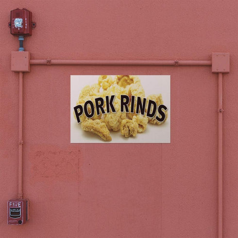 Fastasticdeals 36x24Inches Decal Stickers Multiple Sizes Pork Rinds Restaurant Cafe Bar D Industrial Vinyl Safety Sign
