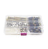 binifiMux 90pcs Crib Screws Furniture Cam Lock Connecting Screws Nuts Assortment Kit for Cabinets, Chairs, Boards,