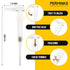 1 Gallon Pump Dispenser for Shampoo, Detergent, Lotion & Body Wash - Liquid Dispenser Pump for 4 Pack