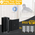 800 lbs 8 2 Pack, Rerishom Door Lock Withstand for Inward Swinging Door, Door Reinforcement Lock with Screws to Prevent