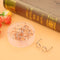 Valentine's Day Carnival Stationery Clip, Plastic Coated Paper Clip, Eyeglass Shape Design for DIY