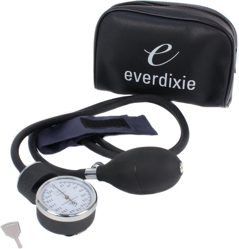 Dixie EMS Deluxe Infant Aneroid Sphygmomanometer Blood Pressure Set with Carrying Case and Cuff