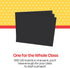 School Smart Black Railroad Poster Board Paper, 22 x 28 Inches, 6-Ply, Pack of 25