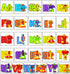 Odowalker 26 2" Pcs Alphabet Robots Letters Alpha Bots Alphabots Transform Letters for Learning for Carnival Prizes