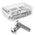 M6-1.0 x 16mm Button Head Socket Cap Bolts Screws, 304 Stainless Steel 18-8, Allen Socket Drive, Quantity 25