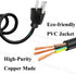 3 Prong Power Cable Replacement for ELEGOO Neptune 4 Plus 3D Printer, 8.2ft AC Power Cord Plug