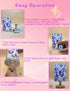 HYLING 3 9 Cat Lamp, Kitty Night Light, Color Changing LED Night Light with Brightness Levels Wood Nightstand Desk Base