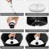58" Bulb) Floor Lamp White, Standing Lamp, Tall Floor Lamp with Black Lampshade, Foot Pedal Switch, Modern Bright Floor
