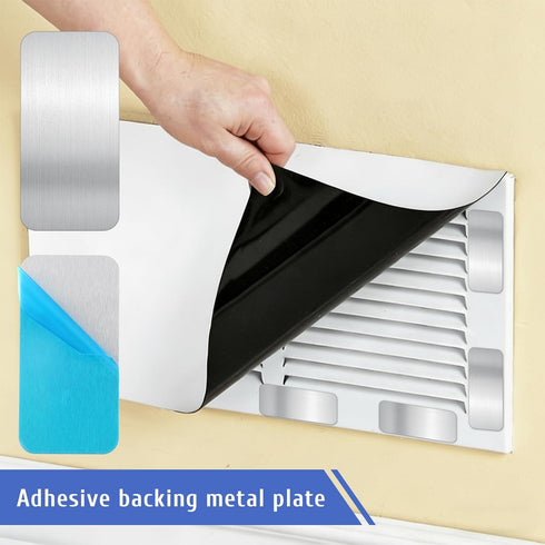 Alrhso 24 2.36x1.18 Inch Adhesive Metal Plates for Magnetic Mounts, Pcs Rectangular Iron Strips with Strong Backing