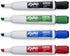 Expo Magnetic Dry Erase Markers with Eraser, Assorted Chisel Tip, 4 Count