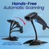 OBZ 1D 2D CMOS Barcode Scanner with Stand, USB Wired Handheld QR Code Scanner Supports Screen Scan, Portable Automatic
