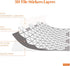 11.8" 11.8" 12 WALPLUS Upgraded Backsplash Tile Peel and Stick for Kitchen Wall Stick On Backsplash Tile for Bathroom