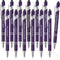 Zonon 12 Pieces Fine Point Inspirational Motivational Pens, Fun Quotes Ballpoint Pens for School Office Gifts (Dark