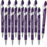 Zonon 12 Pieces Fine Point Inspirational Motivational Pens, Fun Quotes Ballpoint Pens for School Office Gifts (Dark