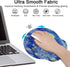Britimes Mouse Pad 3pcs Set with Wrist Support, Abstract Night Sky Non-Slip Rubber Base for Home Office Gaming