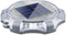 SIEDiNLAR Solar Deck Lights, Outdoor 2 Modes LED Dock Driveway Markers, Waterproof for Step Ground, 1 Pack (Cool