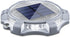 SIEDiNLAR Solar Deck Lights, Outdoor 2 Modes LED Dock Driveway Markers, Waterproof for Step Ground, 1 Pack (Cool