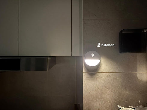 Generic 2 Pack Closet, 90LM LED Motion Sensor Rechargeable Night Light, - USB Charging Warm White LED Lamp for Bedroom