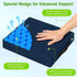 TranquilZone Tailbone Seat Cushion for Office Chairs, Memory Foam Chair Cushion with Patterned Core for Even Support