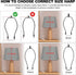 6 Inch 1" 1 Set PATIKIL Lamp Harp Kit with Tall Iron Finial, Heavy Duty Bracket with Standard Saddle & Finial