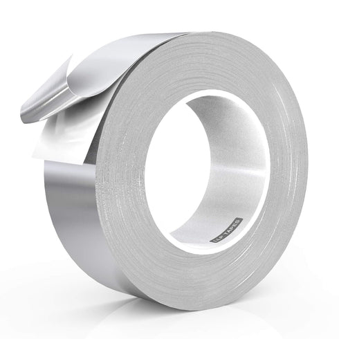 LLPT Aluminum Foil Tape 2 Inches x 70 Yards (210 Feet) Heavy Duty Adhesive HVAC Sealing Patching Hot Cold Air Duct.