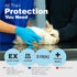 Blue Nitrile Gloves Disposable, Medium Latex Free 4 Mil Medical Gloves, 100 Count Powder Free Examination Gloves