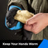 100% Waterproof Gloves for Men and Women, Winter Work Gloves, Touchscreen Thermal Insulated Freezer Gloves, Blue Medium