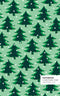 Christmas Tree Notebook, Light Green Edition, Fun Notebook with 96 Ruled/Lined Pages, 5x8 Inches