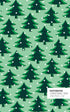 Christmas Tree Notebook, Light Green Edition, Fun Notebook with 96 Ruled/Lined Pages, 5x8 Inches