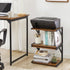 IBUYKE 2-Tier UTLJ004H Desktop Printer Stand Holder, Multi-Purpose Desk Organizer Storage Shelf, Book Shelf Printer