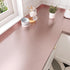 Countertops 15.7"118" Rose Gold Stainless Steel Contact Paper Pink Peel and Stick Wallpaper Waterproof Brushed Metal