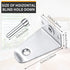2 Inch Metal Hold Down Brackets and Pins, Blind Brackets for Horizontal Blinds Shades Windows Doors (8)