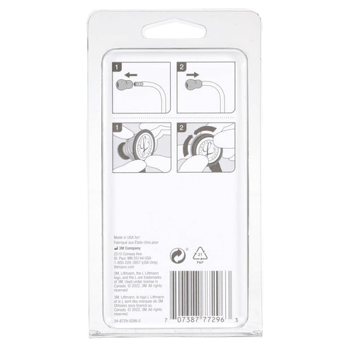 3M Littmann Stethoscope Spare Parts Kit – Black, Compatible with Classic II S.E., Includes Eartips, Diaphragm & Bell