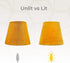 CS-1107-6MU 4 6 5.5, Royal Designs, Inc. Velvet Empire Chandelier Shade, x x Mustard