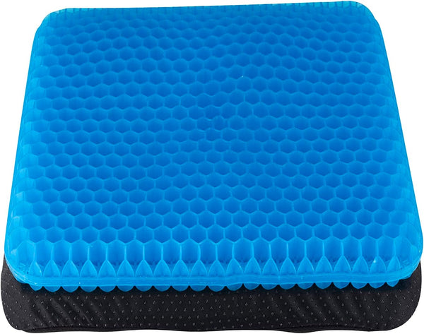 Yunqing Gel Seat Cushion, Chair Cushions with Non-Slip Cover, Breathable Honeycomb Car Seat