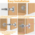 165 48mm 2 /1 TamBee Corner Cabinet Hinge Bifold Degree Lazy Susan Door Hinge Full Overlay Soft Close Hinges Concealed