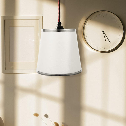 Bulb Table Lamp Shade Cover Chandelier Lamp Shades Fabric Cloth Clip on Light Shades Lamp Cover Square Drum Shade