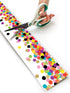 Teacher Created Resources Confetti Straight Rolled Border Trim, 50ft for Bulletin Boards, Walls, Classrooms, Offices