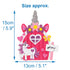 AX667 Pack 4, Baker Ross Unicorn Fairy Door Kits - of Creative Arts and Crafts for Kids Storytelling, Making
