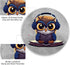 Cute Owl Mouse Pad, Funny Small Mouse Pads for Desk, Round Mousepad for Wireless Mouse Gaming Work Laptop Accessories