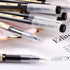Chinco 12 Pieces Black Gel Ink Pen, 0.35 mm Extra Fine Japanese Stationery for Office School Supply