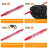 Heat Shrink Wire Connector Kit, 200PCS Waterproof Insulated Crimp Connectors for Marine Automotive Boat Truck Butt