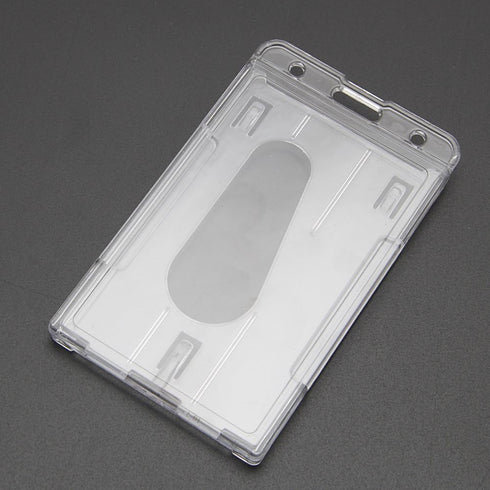 Shinycome Hard ID Access Card Cover Credit Card for Case Badge Holder Double Side Desk Organizers Accessories
