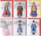 From&to Hanbok 6pcs Korean Royal family Dress Cards Sets korea souvenir Korean