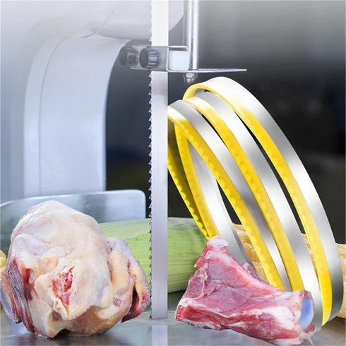 ZRWXQEZ 16mm*0.56mm*T4(L 1670mm) Bandsaw Blades Meat Bone Saw Machine Cutting Chicken Fish Cutting Length*
