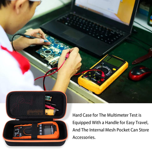 khanka Hard Storage Case for Klein Tools Digital Multimeter, Fits 600V MM400 / MM300